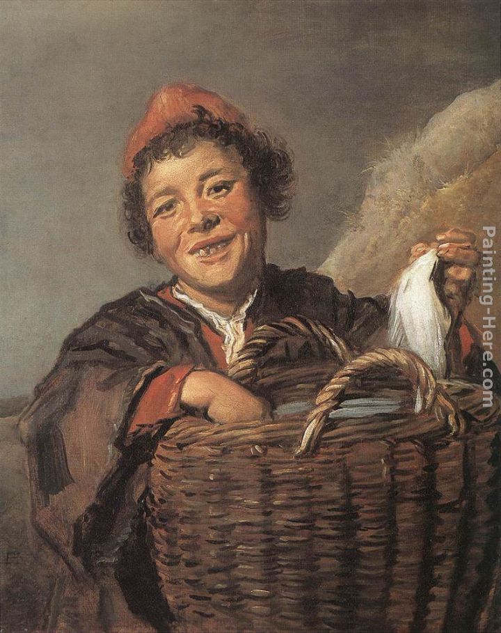 Fisher Boy painting - Frans Hals Fisher Boy art painting